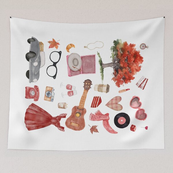 Item preview, Red Taylor's Version Watercolor designed and sold by hoosierswiftie.