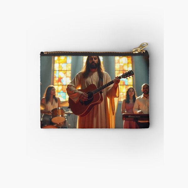 Item preview, Jesus leading a church worship team designed and sold by tshirtart2024.