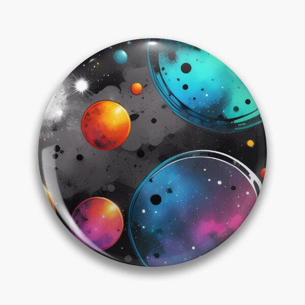 Artikelvorschau, Buntes kosmisches Planetenmuster entworfen und verkauft von NolineXpression.