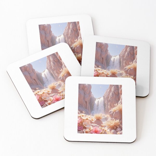 Item preview, Pink Desert Waterfalls  designed and sold by desertfusion.