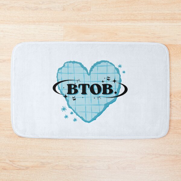 Item preview, BTOB K-Pop Blue Heart Scrapbook Design designed and sold by AJUNICE STUDIO.