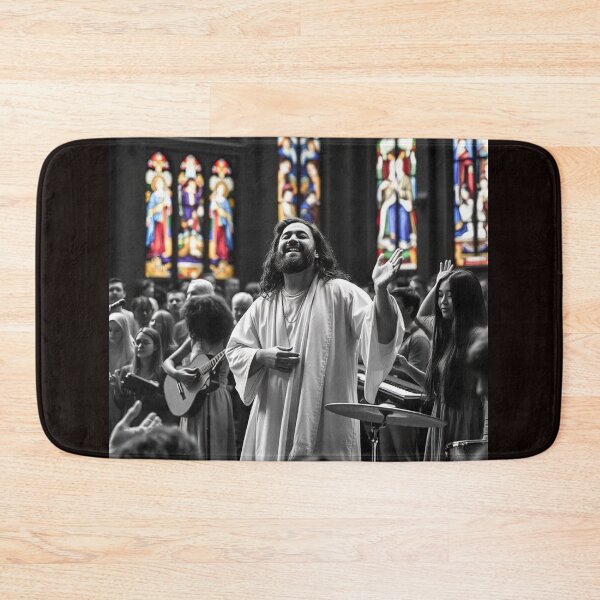 Item preview, Jesus, leading, church, worship team, worship, praise, Jesus guitar, Jesus playing music,  designed and sold by tshirtart2024.