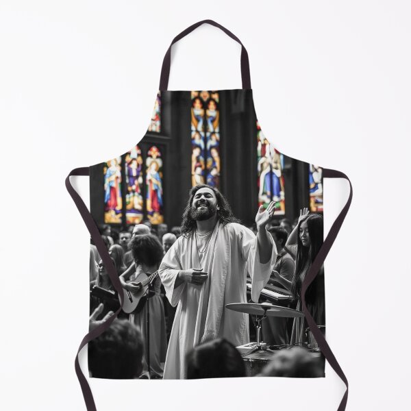 Item preview, Jesus, leading, church, worship team, worship, praise, Jesus guitar, Jesus playing music, designed and sold by tshirtart2024.