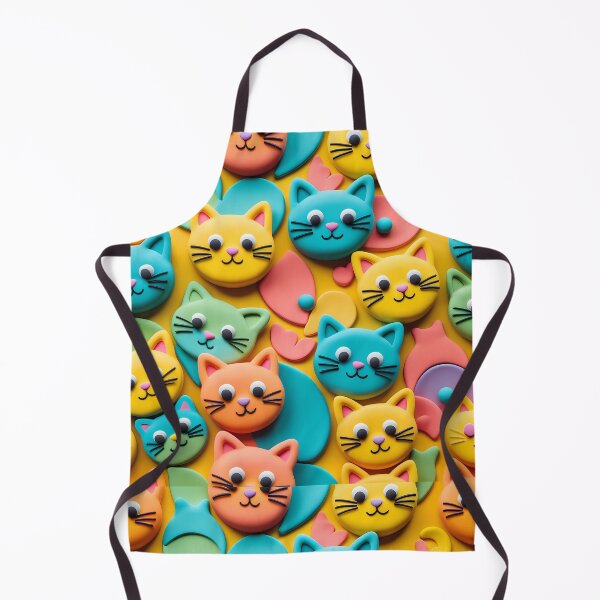 Aperçu de l'œuvre Motif de visage de chat joyeux créée et vendue par NolineXpression.