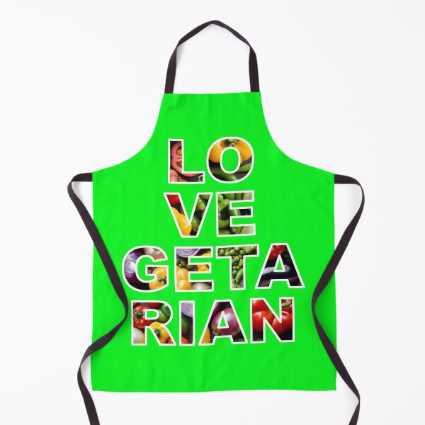 Item preview, Love Vegetarian white text outline (black also available) designed and sold by DJVYEATES.