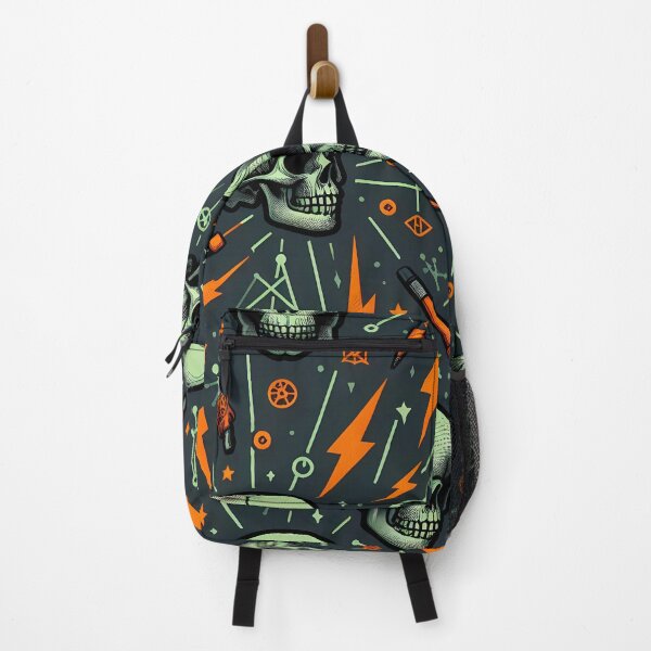 Item preview, Skulls and symbols pattern designed and sold by Haji  Kamora.