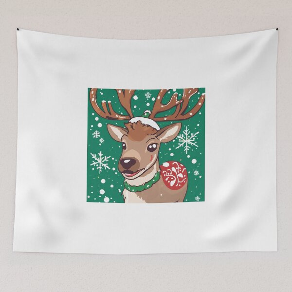 Item preview, Magical Christmas Reindeer designed and sold by Gina-Rosa.