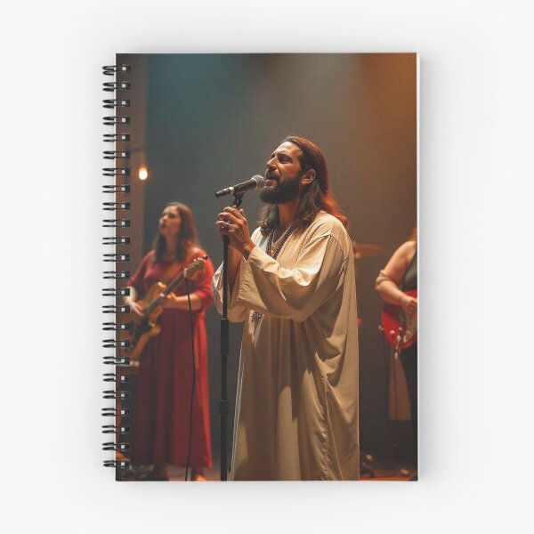 Item preview, Jesus, leading, church, worship team, worship, praise, Jesus guitar, Jesus playing music,  designed and sold by tshirtart2024.