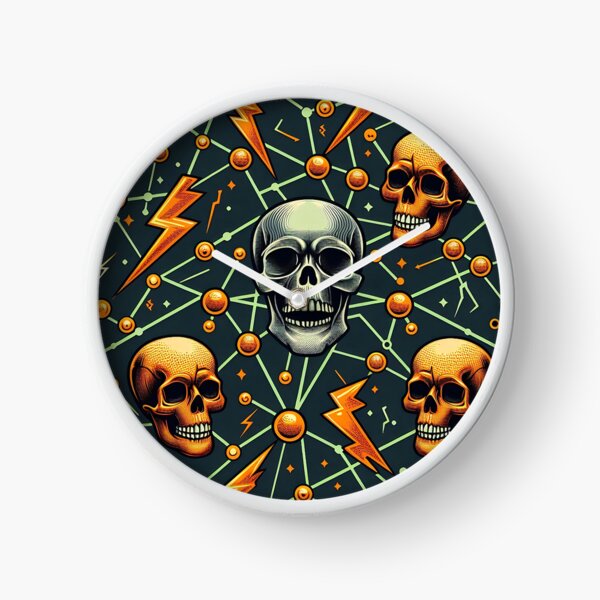 Item preview, Skulls and symbols pattern designed and sold by Haji  Kamora.