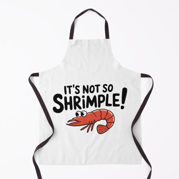 Item preview, It's Not So Shrimple! Funny Shrimp Pun designed and sold by PMCreative.