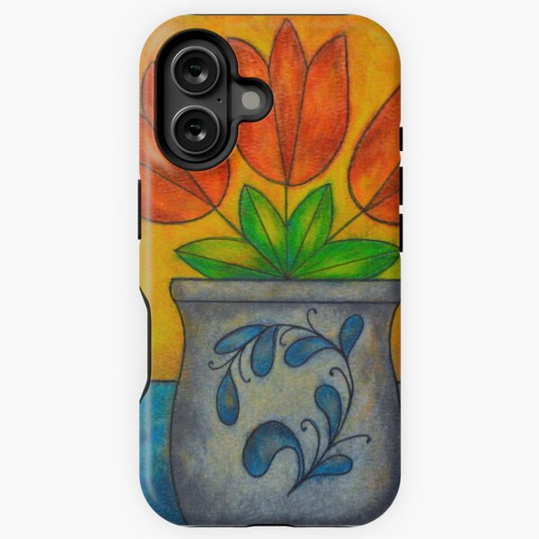 Item preview, Folk Art Tulips designed and sold by ecce-art.