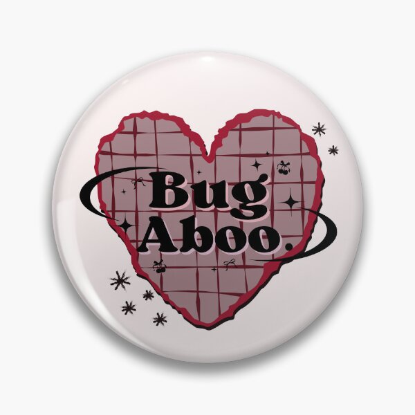 Item preview, BugAboo K-Pop Heart Scrapbook Design in Bold Red designed and sold by AJUNICE STUDIO.