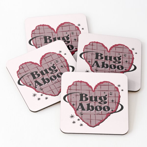 Item preview, BugAboo K-Pop Heart Scrapbook Design in Bold Red designed and sold by AJUNICE STUDIO.
