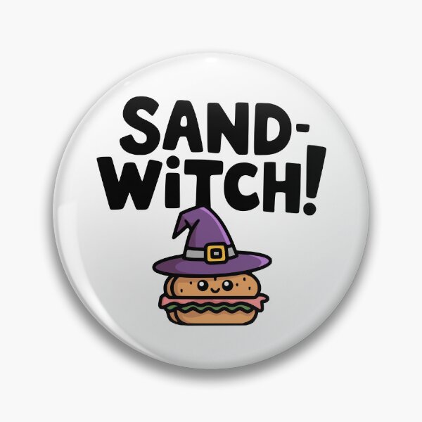 Item preview, Sand Witch! Cute Sandwich Pun designed and sold by PMCreative.