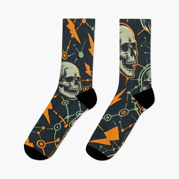 Item preview, Skulls and symbols pattern designed and sold by Haji  Kamora.