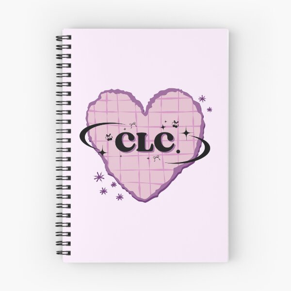Item preview, CLC K-Pop Heart Scrapbook Design in Pink And Purple Pastels designed and sold by AJUNICE STUDIO.