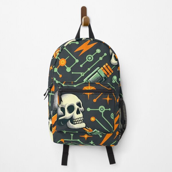 Item preview, Skulls and symbols pattern designed and sold by Haji  Kamora.