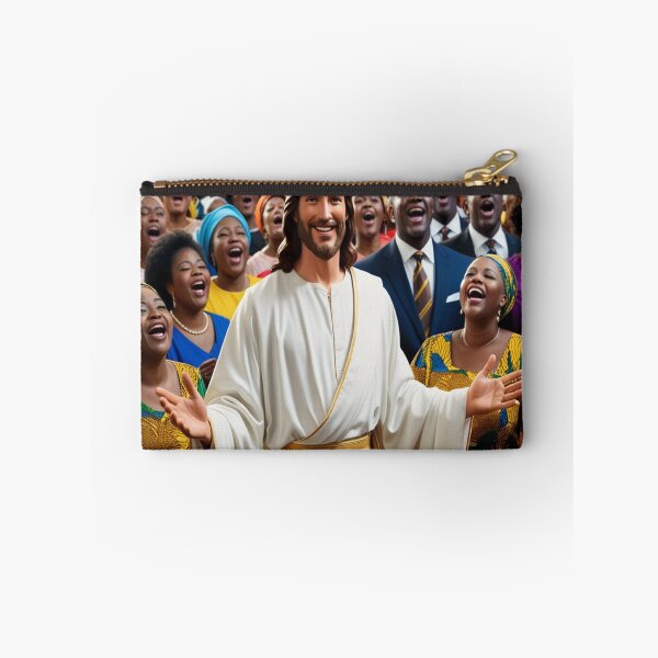 Item preview, Black church, African Church, Jesus, leading, church, worship team, worship, praise, Jesus guitar, Jesus playing music, designed and sold by tshirtart2024.