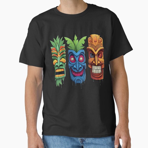 Item preview, Cute Colorful Tikis  designed and sold by BestCoffeeTimes.