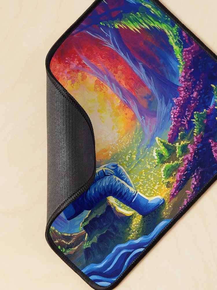 Thumbnail 2 of 5, Mouse Pad, Contemplating In Color designed and sold by flooko.