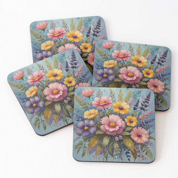 Artikelvorschau, Aquarellkunst Blumenaufkleber entworfen und verkauft von ciyou.