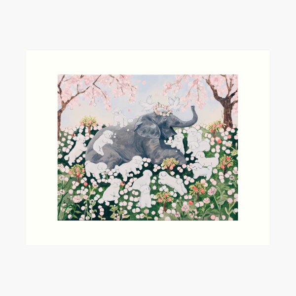 Item preview, bichon blossom designed and sold by Moslagreem.