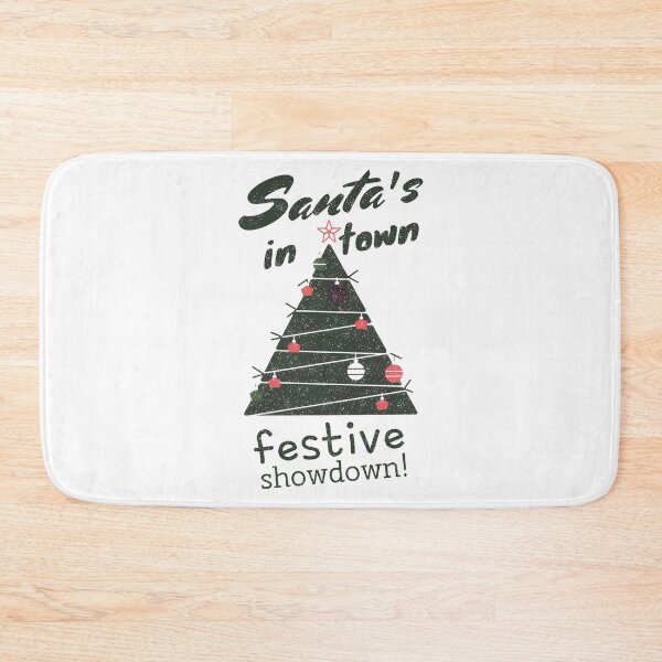 Item preview, Santa's in town, festive showdown! Beneath the Black Enchantment of the Star-Crowned Tree designed and sold by SplashTastic.