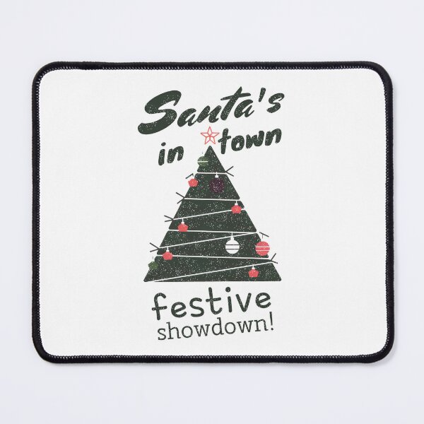 Item preview, Santa's in town, festive showdown! Beneath the Black Enchantment of the Star-Crowned Tree designed and sold by SplashTastic.