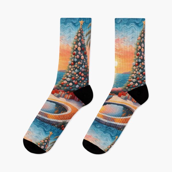 Item preview, Beautiful meditation at Christmas fantasy scene abstract  in sunrise  designed and sold by Coolparrotgirl.