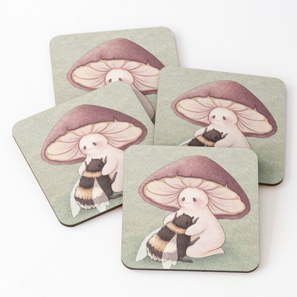 Item preview, Bumblebee Puppy and Mushroom  designed and sold by Fairydrop.