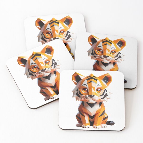 Item preview, Geometric Tiger Sculpture designed and sold by KiEgon.