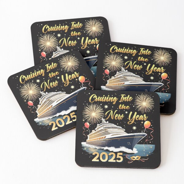 Item preview, Cruising Into 2025 New Years Eve Party Favors Family Holiday designed and sold by AxelBrook.