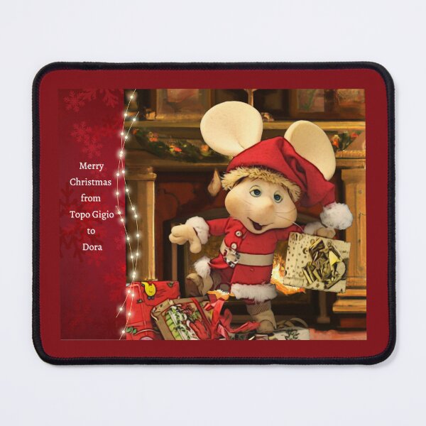 Item preview, Merry Christmas from Topo Gigio to Dora designed and sold by DreamyEscapism.