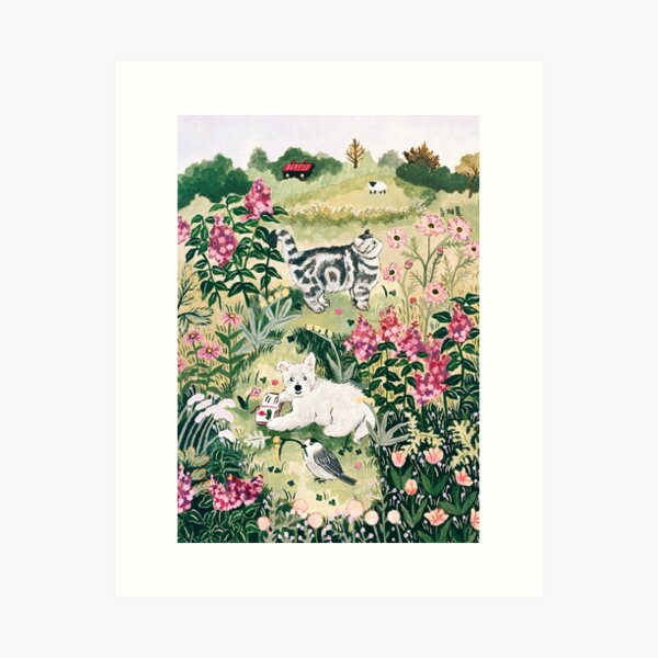 Aperçu de l'œuvre observer les fleurs créée et vendue par Moslagreem.