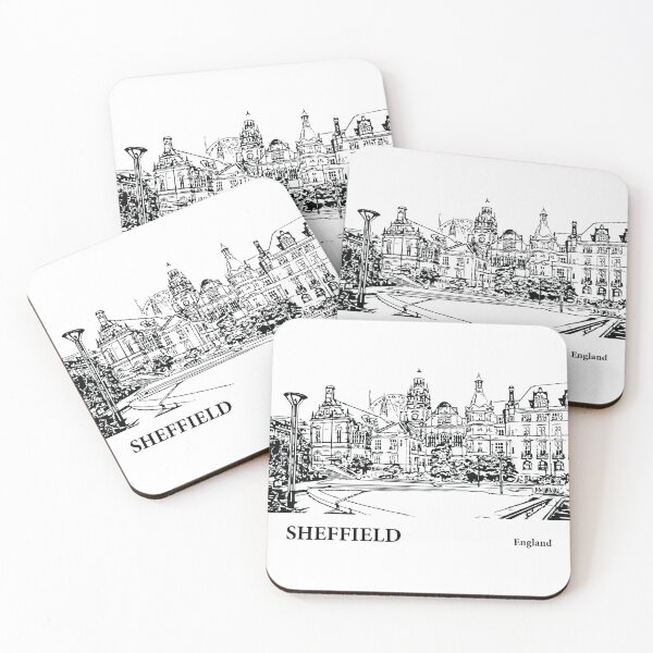 Item preview, Sheffield England designed and sold by Lakeric Cityscapes.