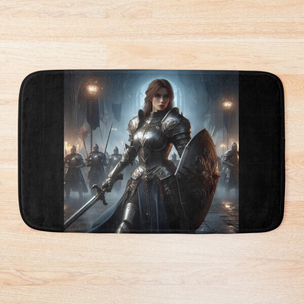 Item preview, Medieval Female Knight designed and sold by GalleryBrisArt.