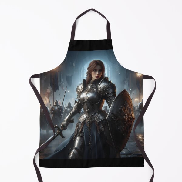Item preview, Medieval Female Knight designed and sold by GalleryBrisArt.
