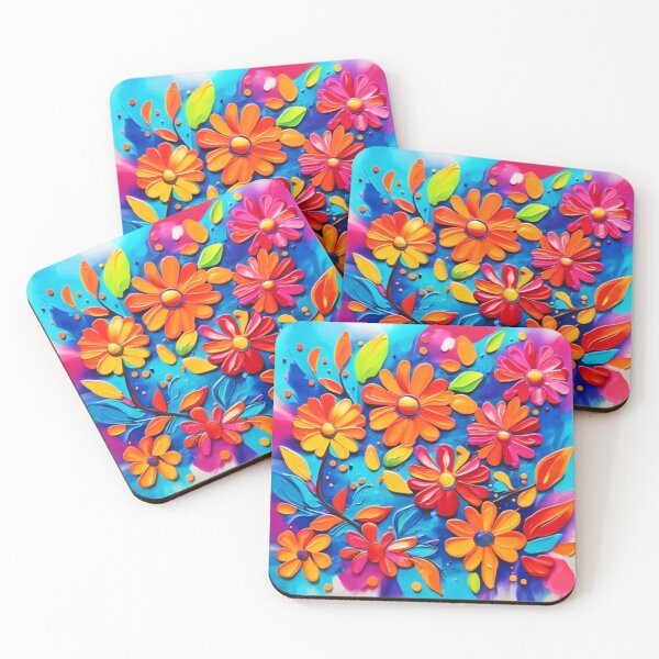 Item preview, Joyful Floral Painting designed and sold by Health And Fitness Posts e-Store.
