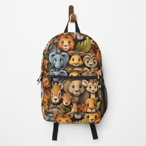 Item preview, Wild and Wonderful: A wonderful pattern celebrating the beauty and diversity of African wildlife, with cartoon animals of all shapes and sizes. designed and sold by Grang Art Artistic Designs.