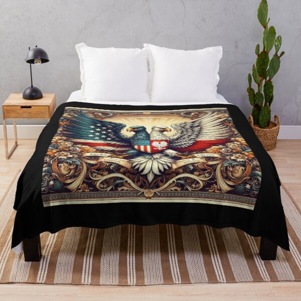 Item preview, Unity of American and Polish heritage through symbolic artistry. designed and sold by freackly.