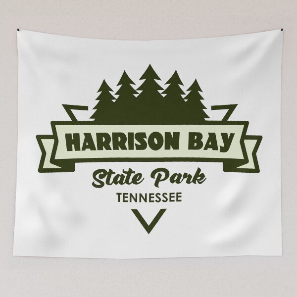 Item preview, Harrison Bay State Park Tennessee Trees And Ribbon designed and sold by bivenart.