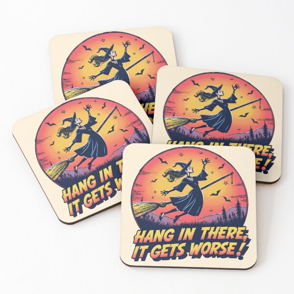 Item preview, Hang in there, It gets worse! designed and sold by blackbean21.