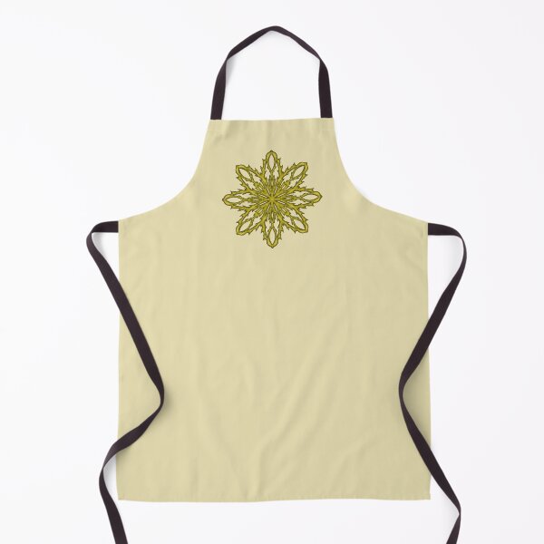 Item preview, Yellow snowflake "Inspiration" on a light yellow background designed and sold by Cherevan.
