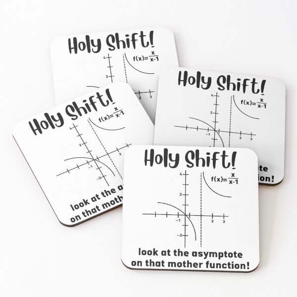 Item preview, Holy Shift! Look at the Asymptote - Funny Math Teacher Gift designed and sold by ScienceCorner.