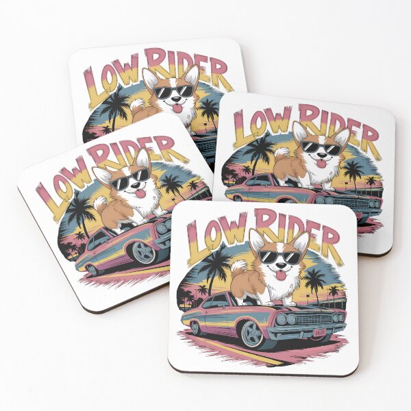 Item preview, Low Rider Corgi Vintage Car designed and sold by SRXTees.