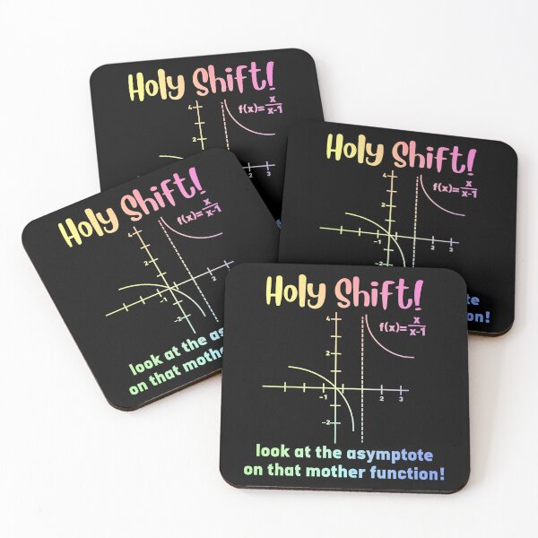 Item preview, Holy Shift! Look at the Asymptote - Funny Math Teacher Gift designed and sold by ScienceCorner.