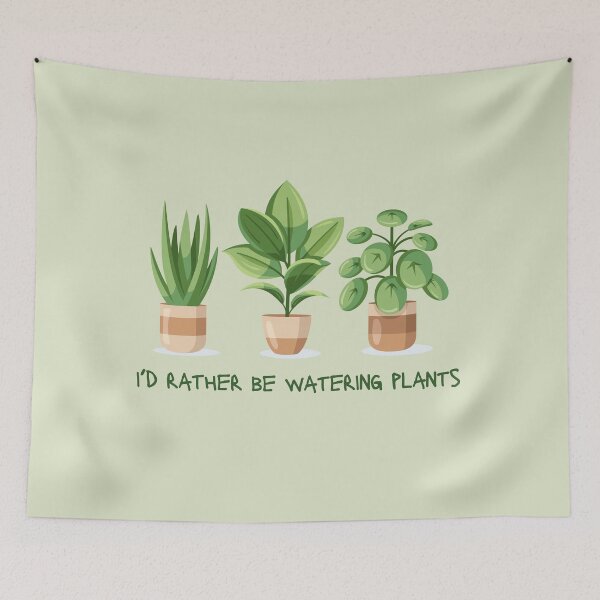 Item preview, I’d rather be watering plants - Funny Florist  designed and sold by lagunaklein.