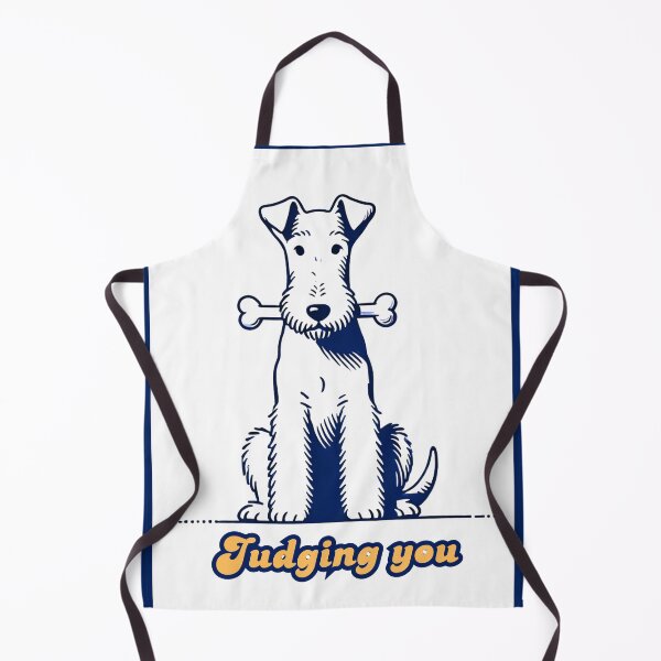 Item preview, Judgy Wire Fox Terrier designed and sold by silhouettedogs.
