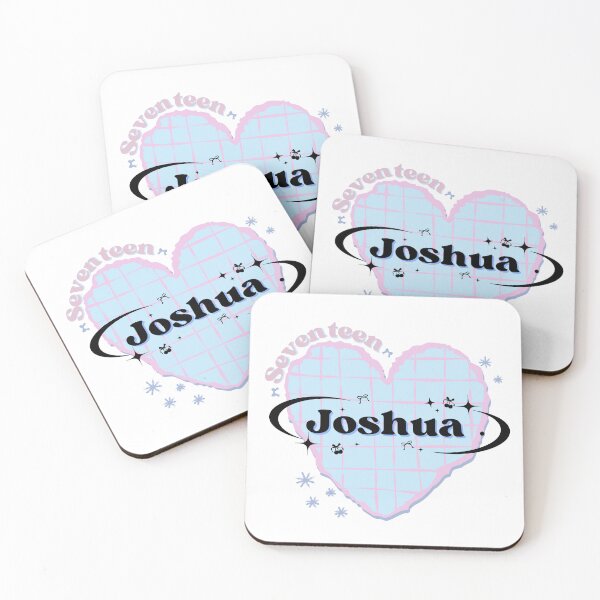 Item preview, SEVENTEEN's Joshua K-Pop Heart Scrapbook Design - Blue And Pink Carat designed and sold by AJUNICE STUDIO.