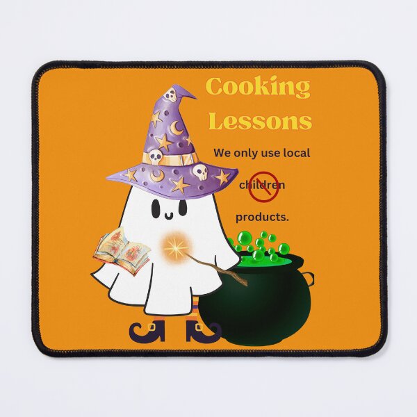Item preview, Halloween Cooking Lessons We Only Use Local Children designed and sold by 502Templates.